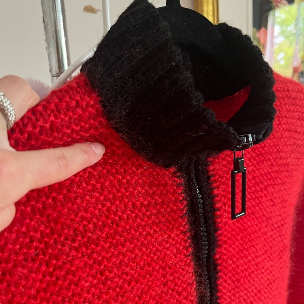 Vintage handmade zip up sweater - Picture 6 of 6